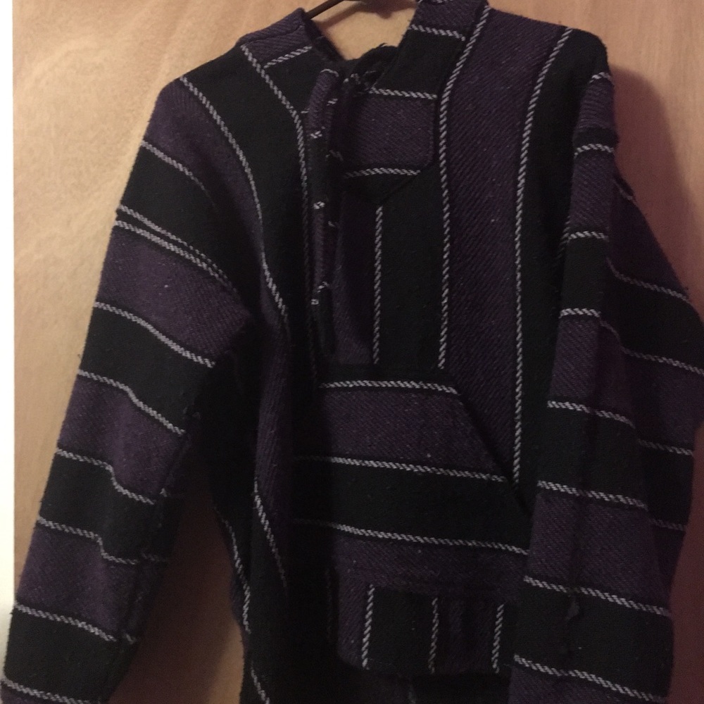 Purple and black Baja sweatshirt